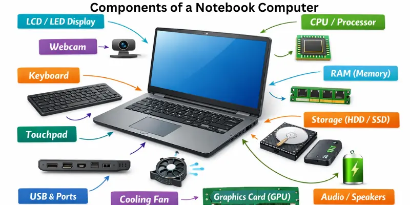 components-of-a-notebook-computer