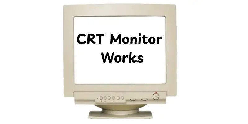 CRT monitor works
