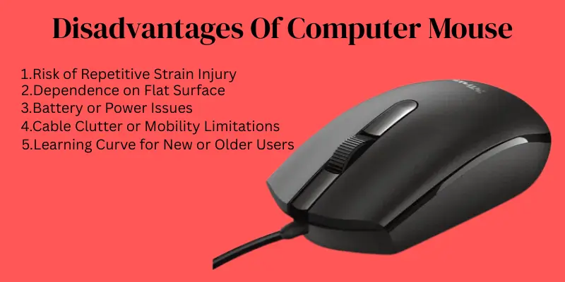 Disadvantages Of Computer Mouse