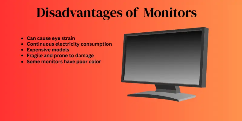 Disadvantages of monitors